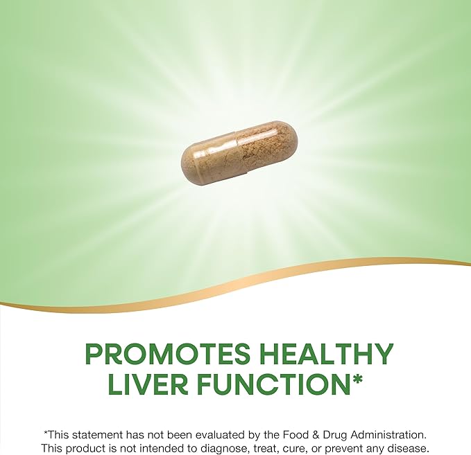 Nature's Way Super Milk Thistle, Promotes Healthy Liver Function*, with Artichoke Leaf, Dandelion Root & Licorice Root Extracts, Gluten Free, 120 Capsules (Packaging May Vary) - 2 Pack