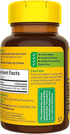 Nature Made Vitamin E 400 I.U. Softgels 100 ea (Pack of 2)