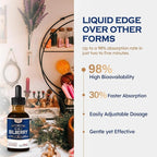 Bilberry Extract Supplement for Eye Health, 6-in-1 Herbal Formula Liquid Drops to Support Eye Strain, Dry Eyes, and Vision Health, Blend with Lutein Zeaxanthin & Eyebright Herb. 2oz
