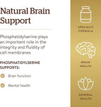 Solgar Phosphatidyl-Serine 200 mg, 60 Softgels - Premium Brain Health Supplement, Supports a Healthy Mind & Cognitive Function - Gluten Free, Dairy Free - 60 Servings