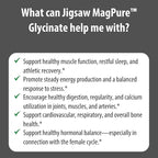 Jigsaw Health MagPure Glycinate | Premium Magnesium Glycinate Capsules | 120 Servings