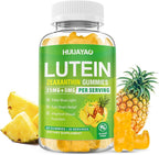 Lutein Gummies 25mg, Lutein and Zeaxanthin Supplements Eye Vitamins Gummies for Support Blue Light Protection, Vision & Overall Eye Health, Sugar Free, Pineapple Flavor, 60 Count