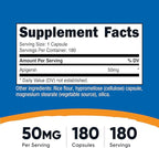 Nutricost Apigenin 50mg, 180 Capsules - Non-GMO, Gluten Free, Vegan (Pack of 2)