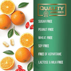 Vitamin C 1000mg Per Serving Chewable - Extra Strength Antioxidants for Powerful Immune Support w/Vitamin C & Rose HIPS, Potent Dietary VIT C Chews Supplement, Natural Orange Flavor, 120 Tablets