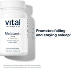 Vital Nutrients Melatonin 10mg - Vegan - Sleep Supplement to Support the Body's Natural Sleep Cycle* - Gluten, Dairy, Soy Free - 60 Capsules