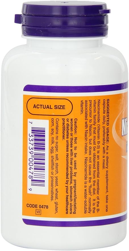 Niacinamide 500mg 100 Capsules (Pack of 2)