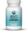 Alkaline for Life Mighty Omega 1000 Omega 3 Fish Oil Softgels, 1000 mg EPA DHA per Softgel, Preferred Triglyceride Form, South Pacific Anchovy Sourced, Professional-Grade, 90 Count