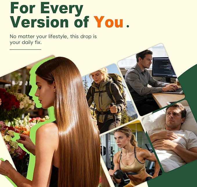 Vitamin B Complex Drops, Active B12 Methylcobalamin 5000mcg, B6, B1, B2, B5, B7, B3, Folate with Vitamin C, B12 Sublingual Liquid Fast Absorption | Boost Energy, Focus & Immunity, Vegan | 60 Servings
