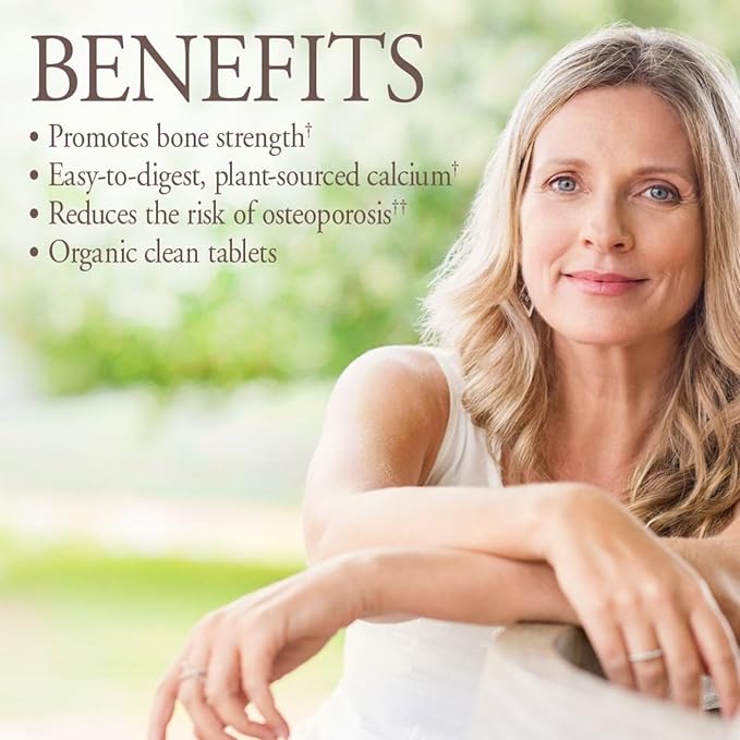 Garden of Life Calcium Supplement with Magnesium & Organic Vitamin D3 K2, Made from Whole Foods, Gluten-Free, 90 Count (Pack of 6)