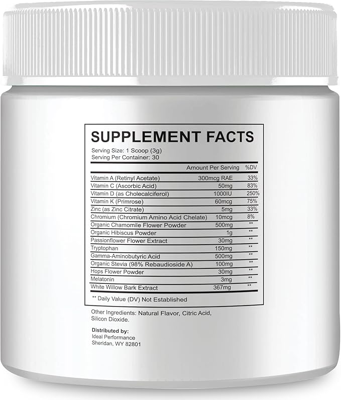 Sleep Lean Powder, Official SleepLean Health and Wellness Supplement Powder - Maximum Strength, All Natural Sleep Support for Calm and Relaxation, Premium SleepLean Support Reviews (2 Pack)