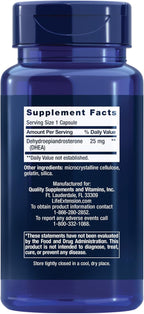 Life Extension French Maritime Pine Bark Extract with DHEA Hormone Balance - 60 Capsules Pycnogenol & 100 Capsules DHEA 25mg