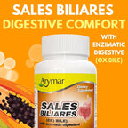 Arymar Sales Biliares Ox Bile with Digestive Enyzmes 60 Tabs