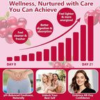 Feminine Probiotics Gummies, Vaginal Health & Women's pH Balance Gummy Supplement with Cranberry Pineapple Powder, Sugar Free Vegan, 60 Count (Cranberry)