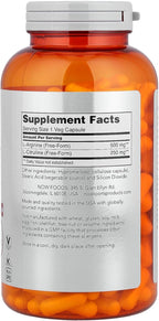 NOW Sports Nutrition, Arginine & Citrulline 500 mg/ 250 mg, Amino Acids, 240 Veg Capsules