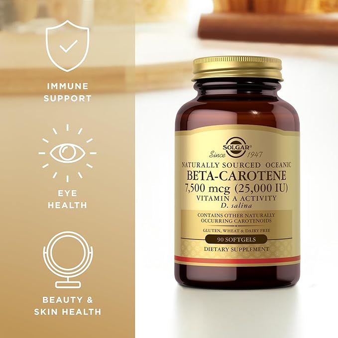 Oceanic Beta Carotene Solgar 90 Softgel