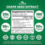 Zazzee Ultimate Anti Aging Antioxidant Bundle | Polyphenol Rich 10:1 Blueberry Extract and Super Concentrated Grape Seed with 20:1 Extra Strength Pomegranate Extract | Non-GMO Vegan & ISO Lab Tested