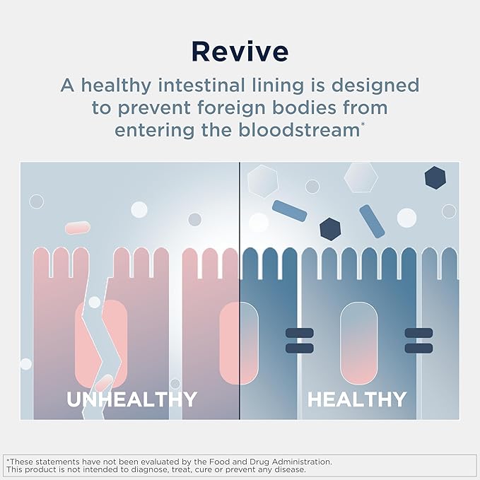Designs for Health GI Revive Gut Health Powder - L Glutamine & Citrus Pectin for Digestive Health + Slippery Elm, Marshmallow Root & Cat's Claw for Healthy Intestinal & Gut Lining Support* (28 Servs)