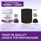 Ashwagandha Gummies & Vitamin D3 Gummies Organic Aswangdha Supplement for Improve Sleep, Stress Relief & Mood Calm (Grape Berry,Non-GMO, Gluten-Free & Sugar Free)-2 Pack