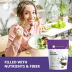 Kate Naturals Inulin Powder Organic from Blue Agave (8oz) Soluble Prebiotic Fiber for Coffee, Yogurt & Smoothies