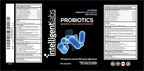 Intelligent Labs Probiotic 50 Billion CFU with Prebiotics, PHGG & FOS, No Refrigeration Needed, Once Daily, 10x Effectiveness, 60-Day Supply, Third-Party Verified