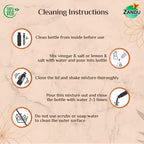 Zandu Copper Bottle (Green): Prepared with 100% Pure Copper | Useful in Promoting Overall Health (Pack of 950 ml)