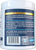 Nu-Creatine Pure Monohydrate to Support Muscle Growth & Recovery - Supports Cognitive Function - Maximize Your Performance and Workout - 5g per Serving - 50 Servings