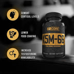 5% Nutrition Core KSM-66 Ashwagandha | 1,200mg Organic Ashwagandha Root Powder Extract | High Potency 5% Withanolides (45 Servings, 90 Capsules)