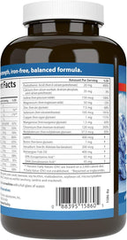 Carlson - Multi + Omega-3, Fish Oil with Vitamins & Minerals, Health Function and Optimal Wellness, 120 Softgels