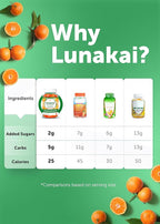 Lunakai Vitamin C Gummies for Adults and Kids - Organic VIT C Vegan Chewable Gummy Vitamins - 250 mg Adult, Children, Toddler Chews - 6 Pack