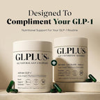 GLP-1 Support Supplement for Nausea, Bloating & Gut Health – Synbiotic Pre, Pro & Postbiotic for Women & Men for GLP-1 Users — Injection & Oral Users – Pharmacist Formulated, 20-in-1 (60 Capsules)