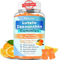 Sugar Free Lutein Gummies 25mg, Lutein and Zeaxanthin Supplements for Eye Health, 13-in-1 Eye Care Formula with Omega-3 Saffron&Vitamins-Vision Health, Eye Strain, Dry Eyes, Vegan Orange Flavor 60 Cts