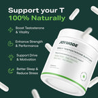 Testosterone Booster for Men for Energy, Strength & Vitality – Premium Testosterone Supplement with KSM-66 Ashwagandha, DIM, Zinc, Magnesium & Boron – 90 Capsules