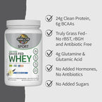 Garden of Life Sport Grass Fed Whey Protein Powder – 24g Whey Protein Isolate for Women & Men with Probiotics & Glutamine, Non-GMO, Gluten-Free, Cold-Processed, Vanilla Flavor, 20 Servings