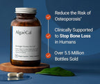 AlgaeCal Bundle - Plant Based Calcium Supplement with Vitamin D3 for Bone Health & Strength & Triple Power Omega-3 Fish Oil Natural Liquid Emulsion with EPA & DHA, Curcumin, Astaxanthin