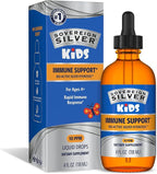 Sovereign Silver Kids Immune Support - Colloidal Silver, Bio-Active Silver Hydrosol, 10 ppm, Liquid Dropper, 4 Fl Oz, (118 mL)