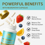 Neuropathy Support, Natural Nerve Supplement, Nerve Savior for Neuropathy with Pure Alpha Lipoic Acid, Fortify Nerves in Hands, Neck, Feet & Toes - 120 Capsules | 40-Day Supply