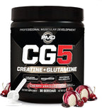 PMD Sports CG5 - Premium Creatine and L Glutamine Powder - Maximum Strength Power Recovery, Build Lean Muscle, Increase Performance - Pre-Workout and Post Workout - Cherry Vanilla Slush (30 Servings)