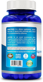 Generic Natural Vitamin Nicotinamide with Resveratrol 600mg (Vitamin B-3) 120 Veggie Capsules Gluten Free & Non-GMO