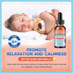 Magnesium for Kids, Kids Magnesium Glycinate Liquid Drops with Calcium, Zinc, L-Theanine, Vitamin D3 K2, C for Sleep, Relaxation, Calm, Focus, Brain,Mood, Bones & Muscles - Strawberry Flavor 2 Pack