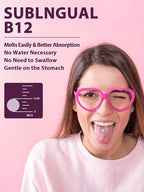 Vitamin B12 Sublingual, Methylcobalamin 5000mcg for Energy Production, Energy, Nerve & Cell Support, Natural Peach Flavor, Vegan, Zero Sugar, 60 Fast Dissolve Tablets