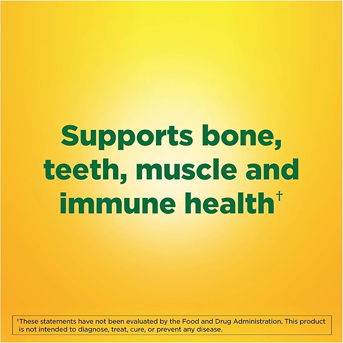 Vitamin D3, 220 Tablets, Vitamin D 2000 IU (50 mcg) Helps Support Immune Health, Strong Bones and Teeth, & Muscle Function, 250% of Daily Value for Vitamin D in One Daily Tablet