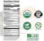 Black Maca Root Powder - Organic Peruvian Maca for Men - Strength, Endurance & Performance Support - Raw, Non-GMO, USDA Certified - 16oz Bulk Supply