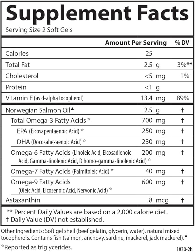 Carlson Labs Salmon Oil Complete Soft Gels, 60 Count