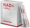 Liquid NAD, Extra Strength 1,200mg NAD+ Supplement with CoQ10, Resveratrol, D-Ribose & PQQ for Men & Women, Natural NAD+ Stick for Anti-Aging, Energy, Focus - 30 Packets