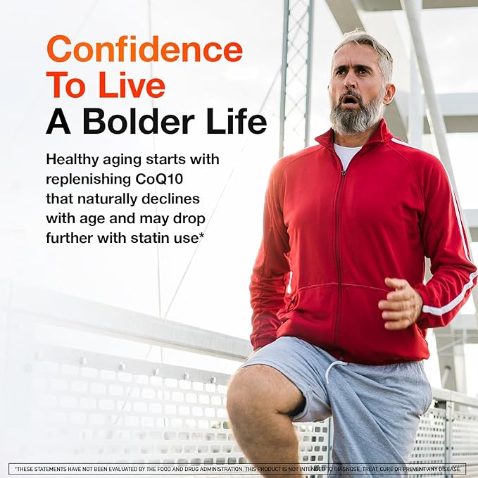 MegaRed Advanced CoQ10 Supplements- 200mg Per Serving, Powerful Antioxidant that Supports Cellular Energy Production and Protects Against Free Radicals*- 30 Coenzyme Q10 Capsules, 30 Servings