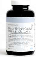 Big Bold Health Dutch Harbor Omega Maintain Softgels - Premium Alaskan Cod Liver Oil (120 Count) - Sustainably Sourced Omega-3 Supplement with EPA, DHA, DPA - Natural Vitamins A & D - MSC Certified