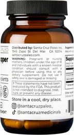 Santa Cruz Paleo, Zinc & Copper Mineral Supplement, High Absorption Formula, Zinc Supplement for Skin & Hair, L Methionine, Copper Gluconate, Trace Minerals, Gluten Free, Keto, Paleo, 60 Capsules