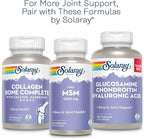 SOLARAY Glucosamine Sulfate 1500mg with Turmeric & Boswellia, Joint Health Support, 60 VegCaps (30 Servings), Two Daily