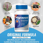 Vita Sciences Migravent – Advanced Nutritional Formula with Magnesium, CoQ10, Vitamin B2, and Butterbur for Brain and Circulatory Wellness – 60 Capsules