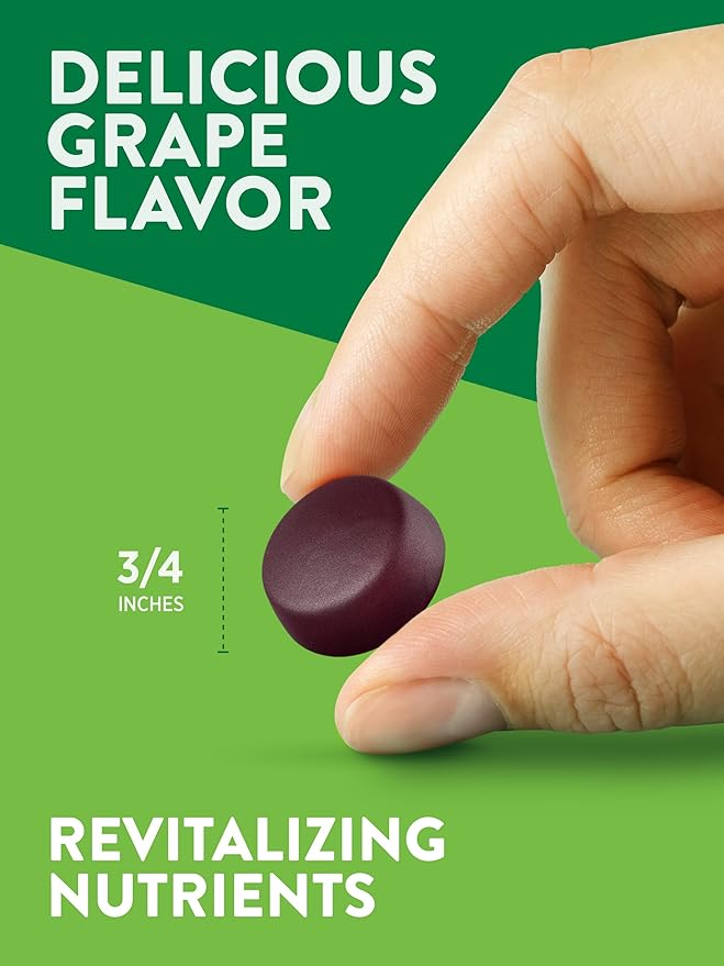 Nature's Truth Iron Gummies | 60 Count | Vegan, Non-GMO & Gluten Free Supplement | with Zinc & B Vitamins | Grape Flavor